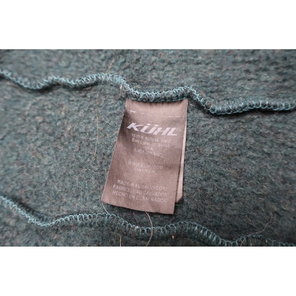 Kuhl Jacket Girls XL Green Apres Full Zip Fleece Sweater Hiking Travel Warm Soft - Picture 4 of 11